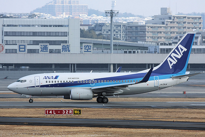 登録記号（レジ） JA12AN 飛行機写真