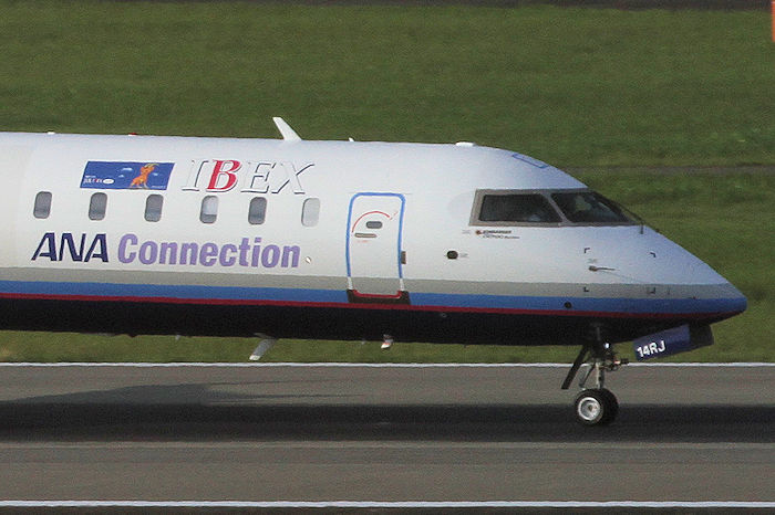 むすび丸ジェット IBEX（アイベックスエアラインズ） CRJ700 JA14RJ