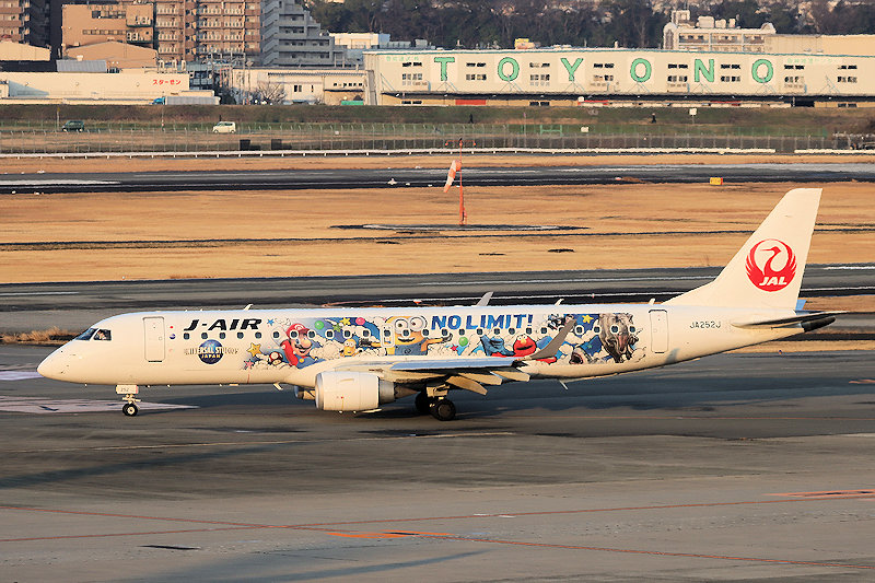 登録記号（レジ） JA252J 飛行機写真