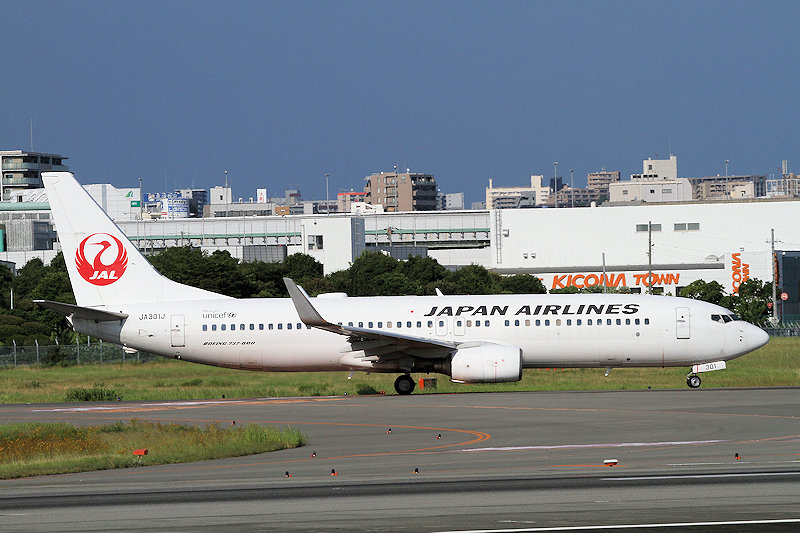 登録記号（レジ） JA301J 飛行機写真