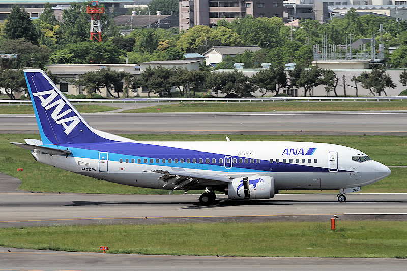 登録記号（レジ） JA303K 飛行機写真