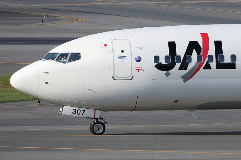 登録記号（レジ） JA307J 飛行機写真