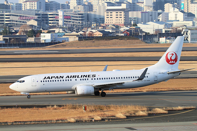 登録記号（レジ） JA308J 飛行機写真