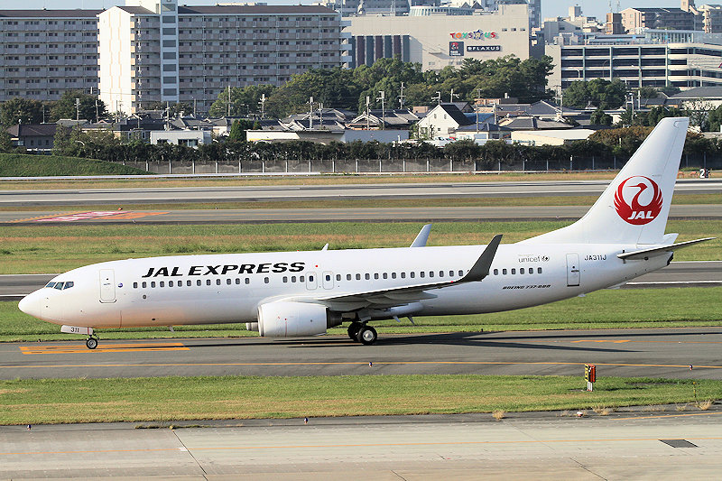 登録記号（レジ） JA311J 飛行機写真