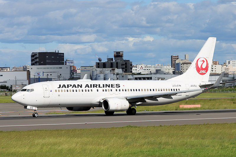 登録記号（レジ） JA318J 飛行機写真