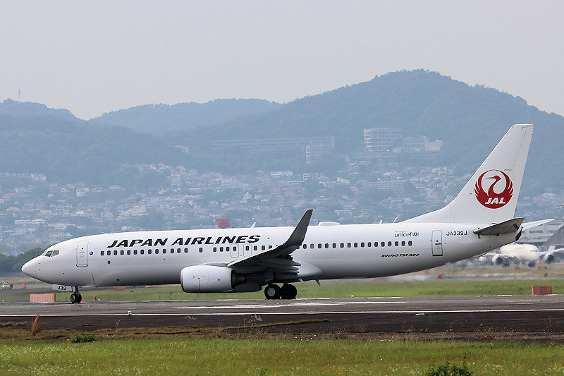 登録記号（レジ） JA339J 飛行機写真