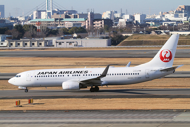 登録記号（レジ） JA340J 飛行機写真