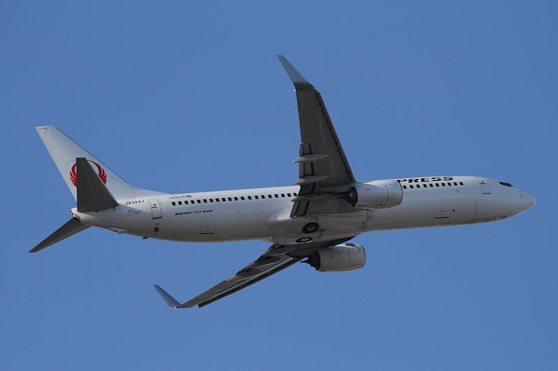 登録記号（レジ） JA344J 飛行機写真