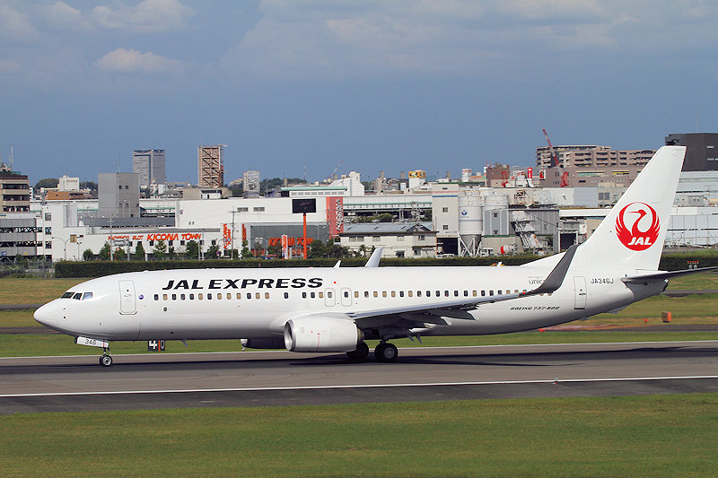 登録記号（レジ） JA346J 飛行機写真