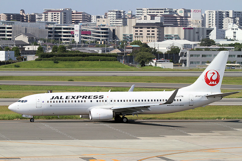 登録記号（レジ） JA347J 飛行機写真
