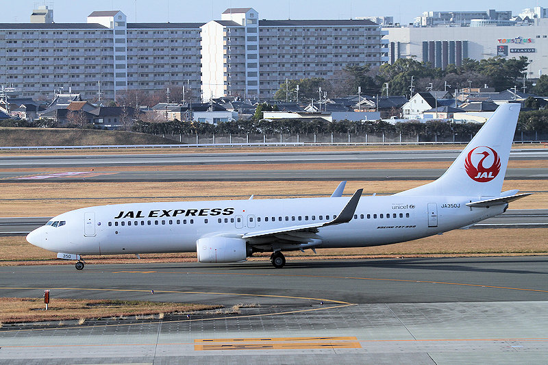登録記号（レジ） JA350J 飛行機写真