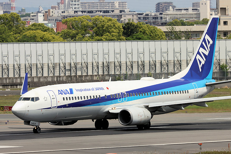 登録記号（レジ） JA54AN 飛行機写真