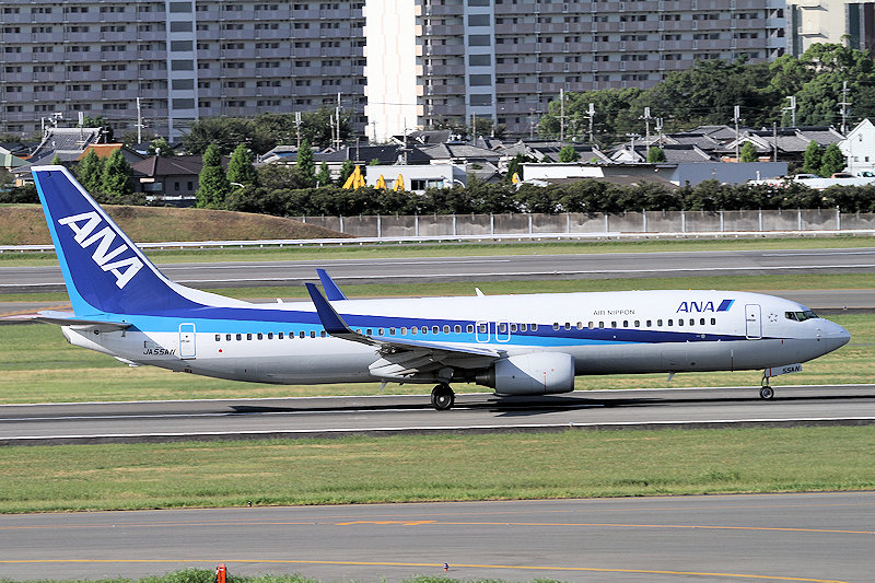 登録記号（レジ） JA55AN 飛行機写真