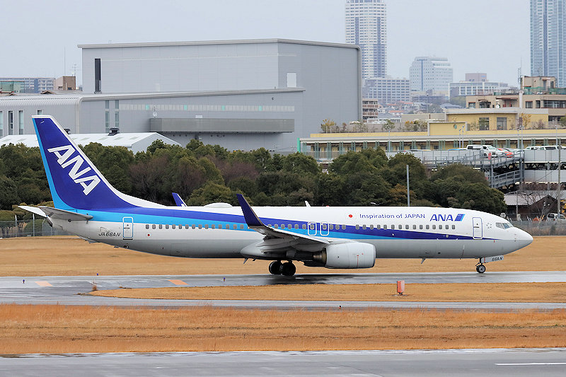 登録記号（レジ） JA66AN 飛行機写真