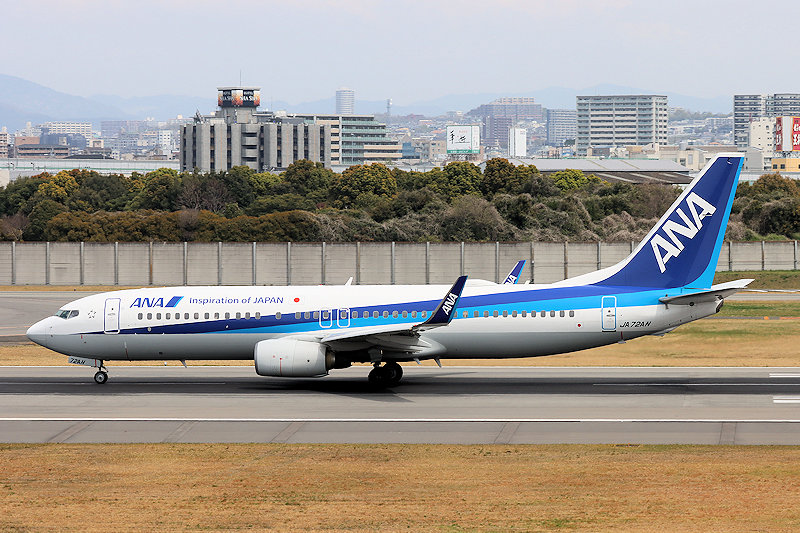登録記号（レジ） J72AN 飛行機写真