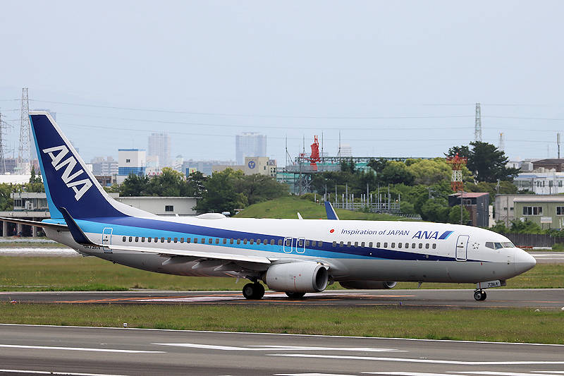 登録記号（レジ） JA73AN 飛行機写真