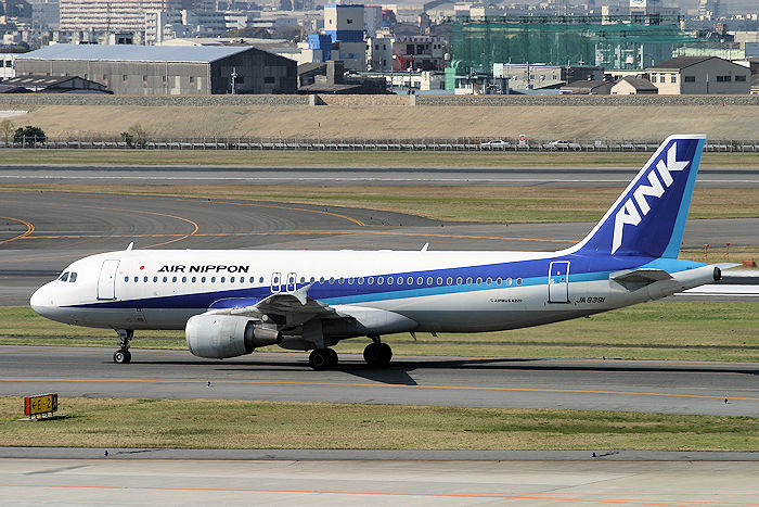 ANK（日本エアーニッポン） A320-200 JA8391