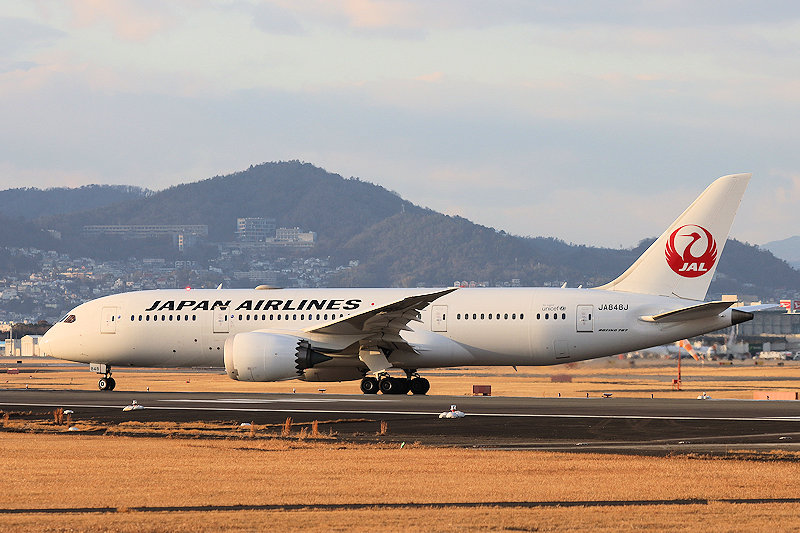 登録記号（レジ） JA848J 飛行機写真
