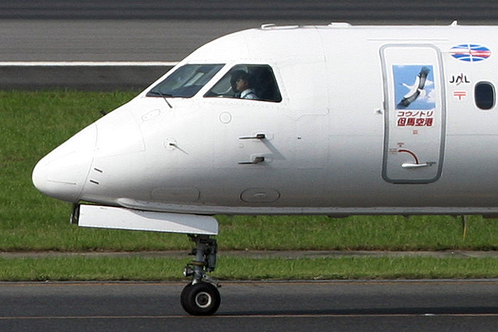 コウノトリ但馬空港 JAC（日本エアーコミューター） Saab 340B JA8642
