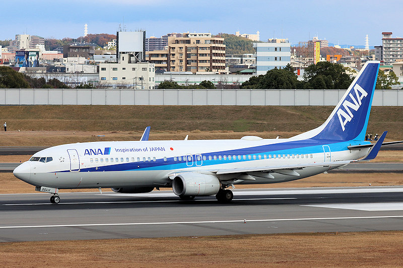 登録記号（レジ） JA86AN 飛行機写真