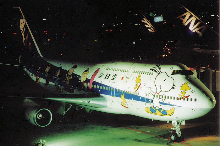 スヌーピー号 ANA（全日空） B747-400D JA8961